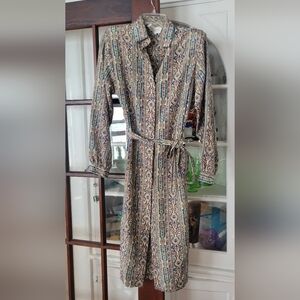 1970's Schrader Sport Dress with Belt and Pockets